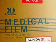 Niedriger Nebel 10in * 14in Konida medizinischer trockener Film für Thermal-Drucker, Fuji 3000, 2000, 1000